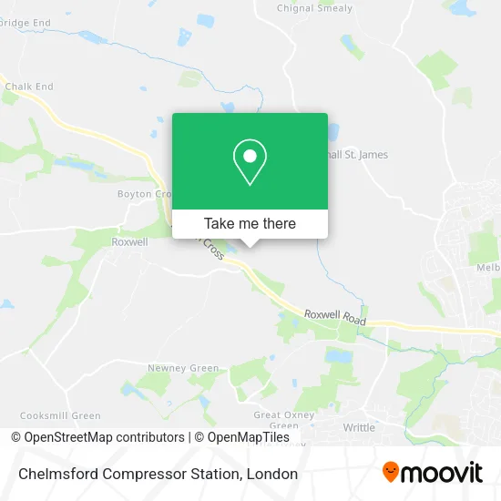 Chelmsford Compressor Station map