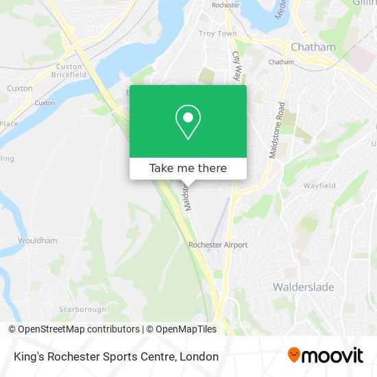 King's Rochester Sports Centre map