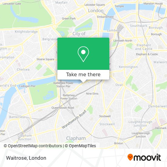 Waitrose map