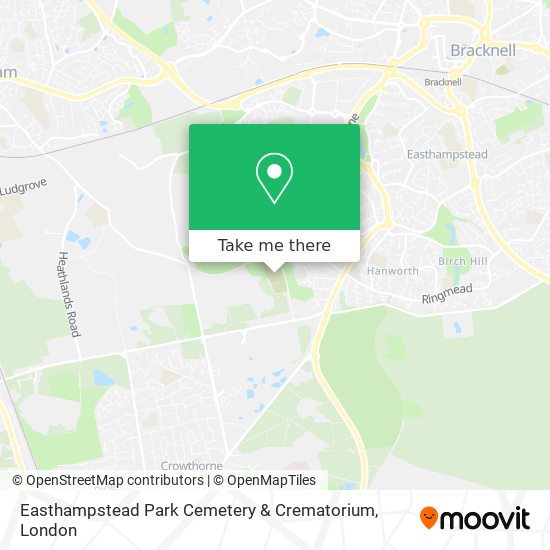 Easthampstead Park Cemetery & Crematorium map