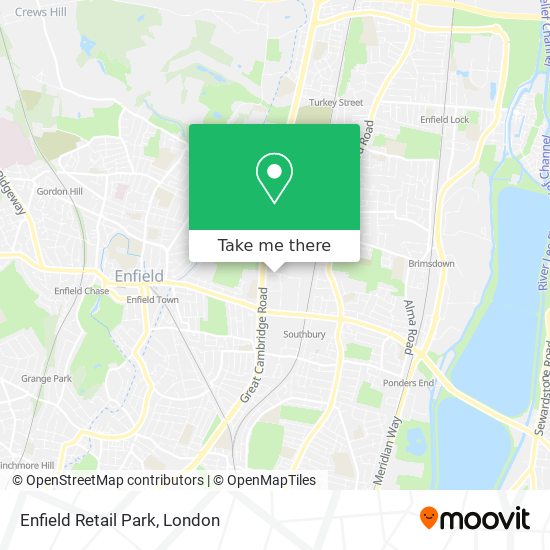 Enfield Retail Park map