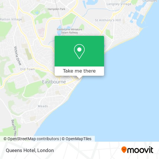 Queens Hotel map