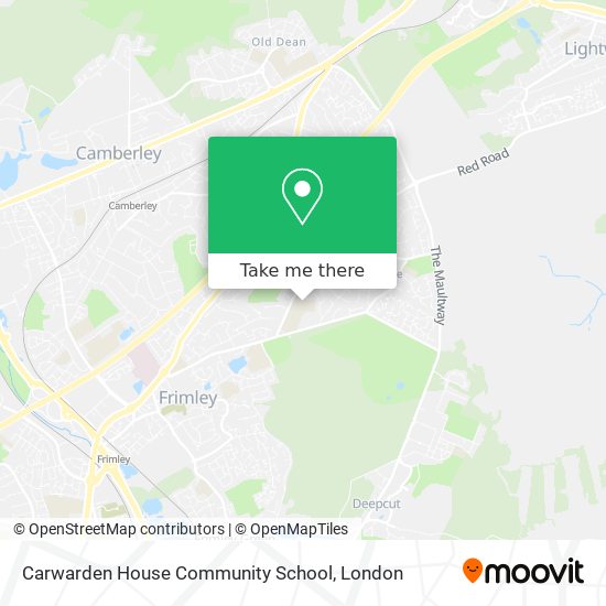 Carwarden House Community School map