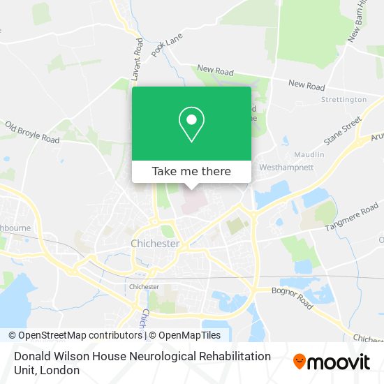 Donald Wilson House Neurological Rehabilitation Unit map