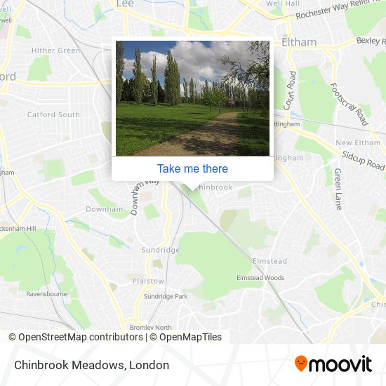 Chinbrook Meadows map