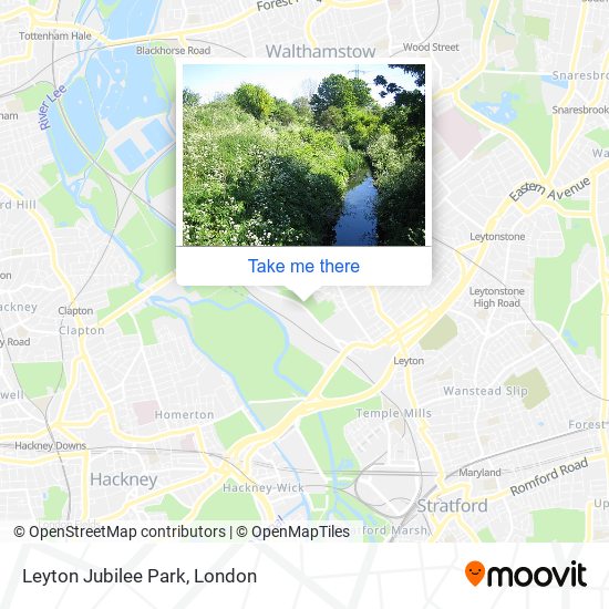 Leyton Jubilee Park map