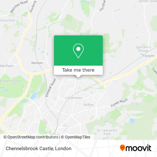 Chennelsbrook Castle map