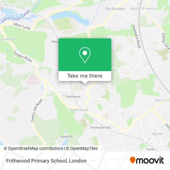 Frithwood Primary School map