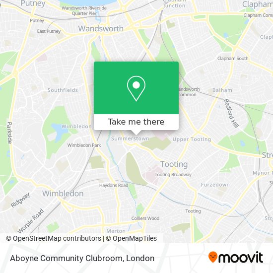 Aboyne Community Clubroom map