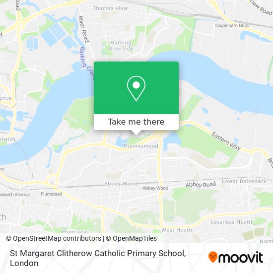 St Margaret Clitherow Catholic Primary School map