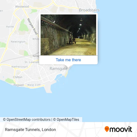 How to Get to Ramsgate Tunnels by Bus or Train?