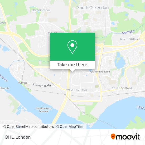 DHL map
