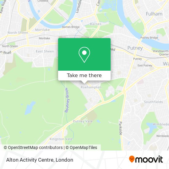 Alton Activity Centre map