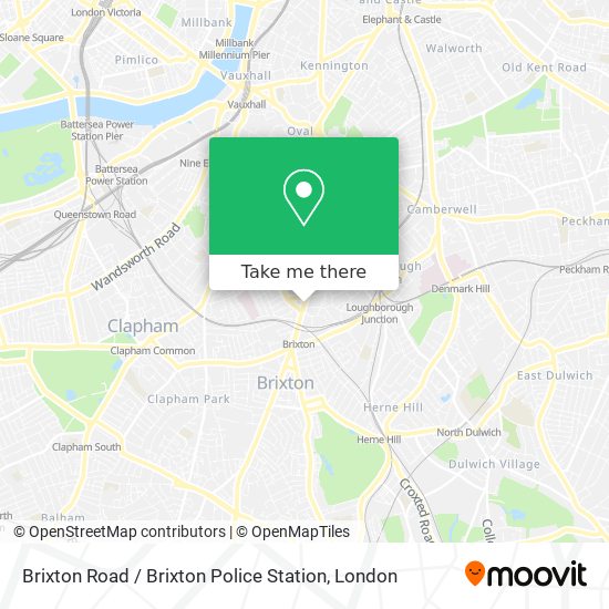 Brixton Road / Brixton Police Station map