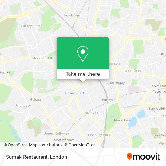 Sumak Restaurant map