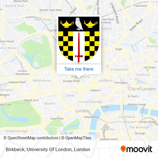 How to Get to Birkbeck, University Of London in Bloomsbury by Tube, Bus ...