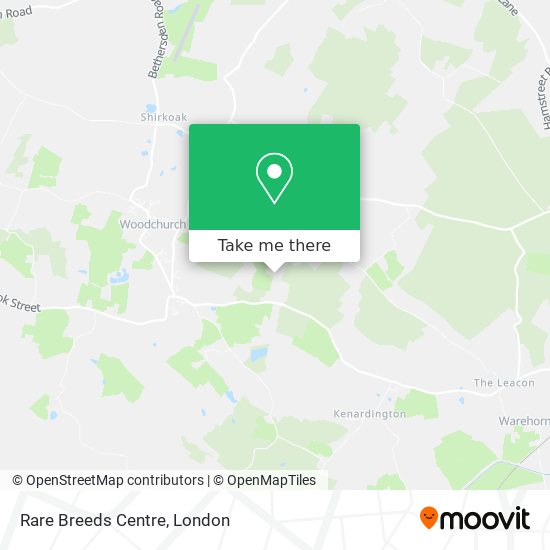Rare Breeds Centre map