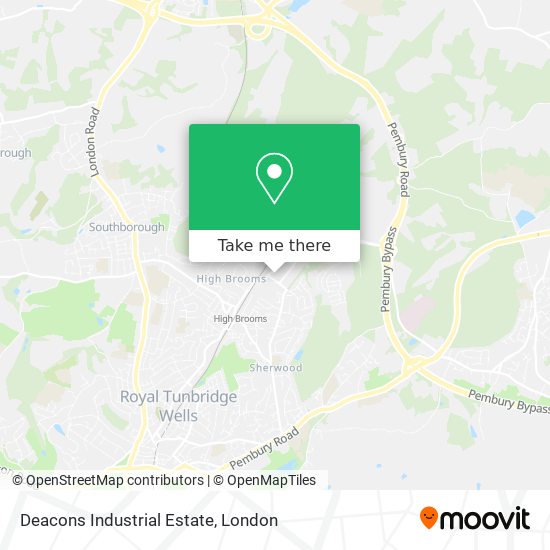 Deacons Industrial Estate map
