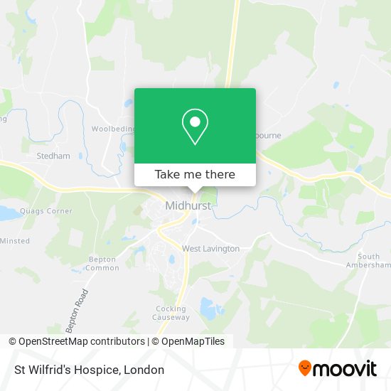 St Wilfrid's Hospice map