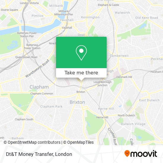 Dt&T Money Transfer map