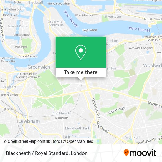 Blackheath / Royal Standard map