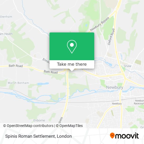 Spinis Roman Settlement map