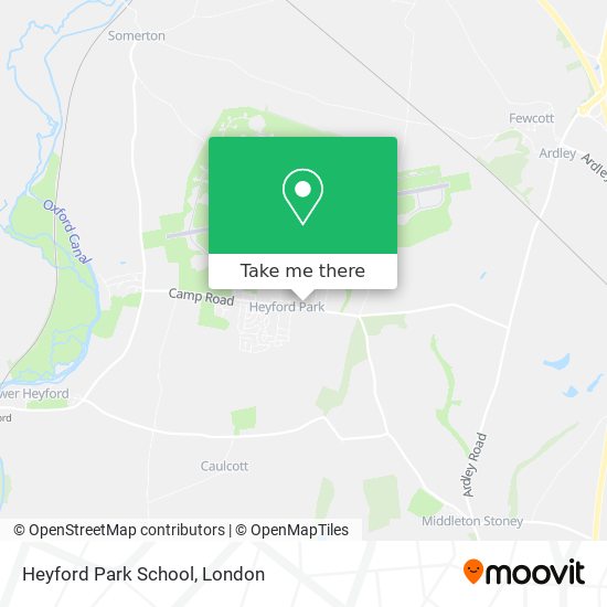 Heyford Park School map