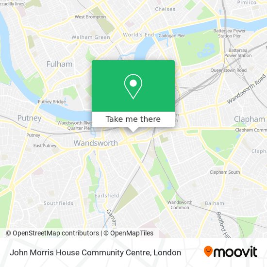 John Morris House Community Centre map