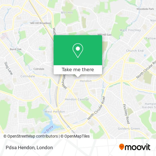 Pdsa Hendon map