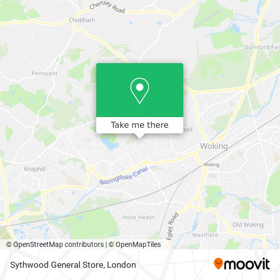 Sythwood General Store map