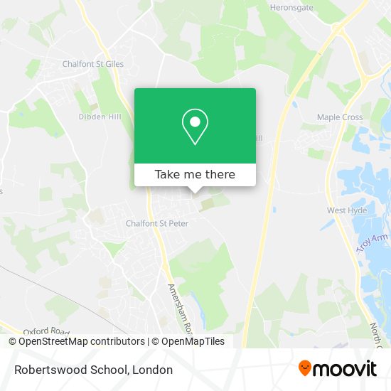 Robertswood School map