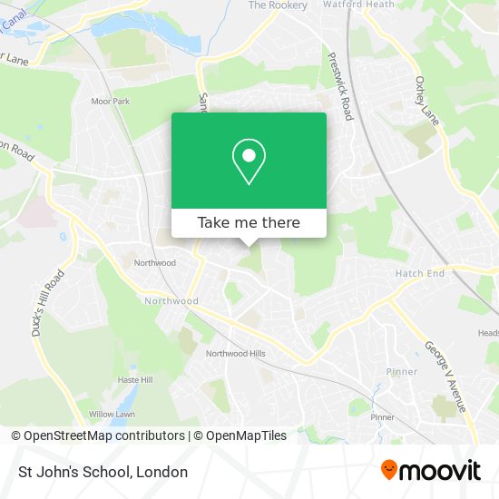 St John's School map