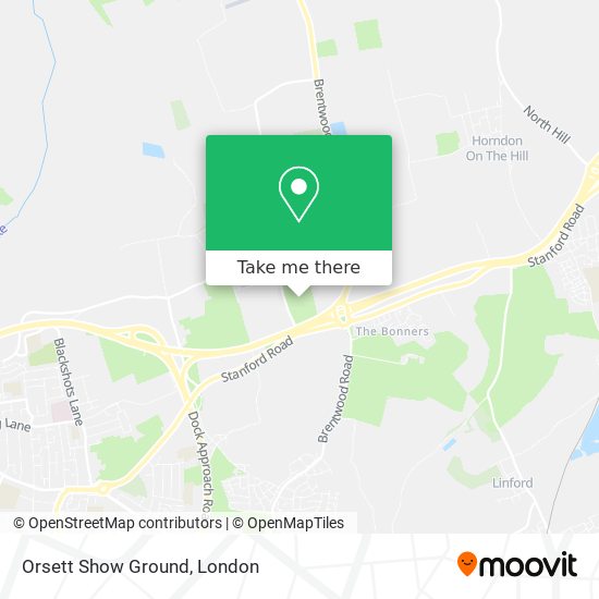 Orsett Show Ground map