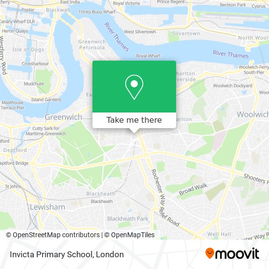 Invicta Primary School map