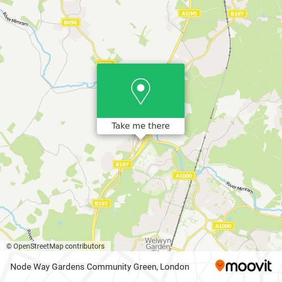 Node Way Gardens Community Green map