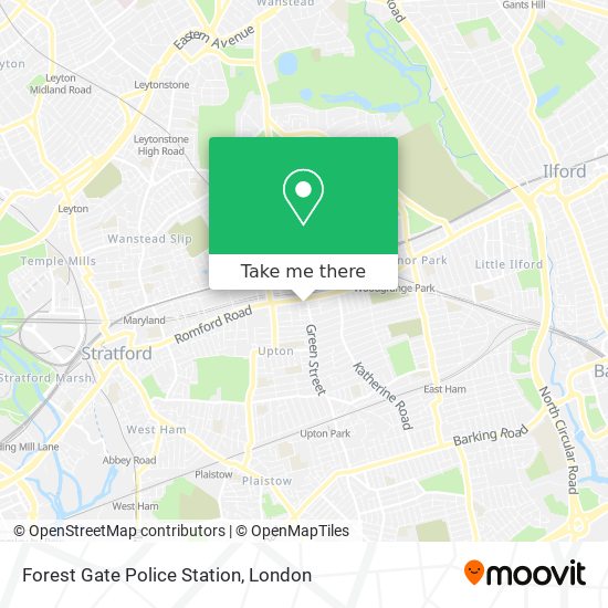 Forest Gate Police Station map