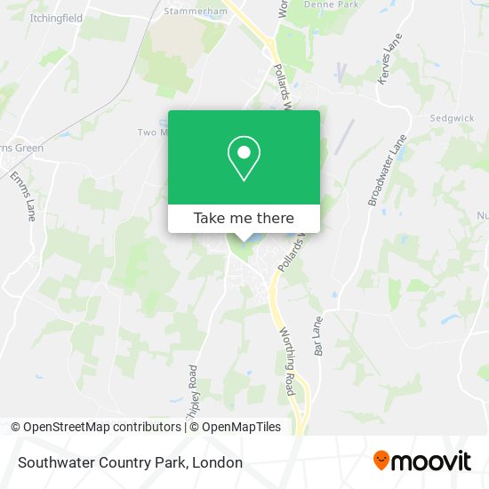 Southwater Country Park map