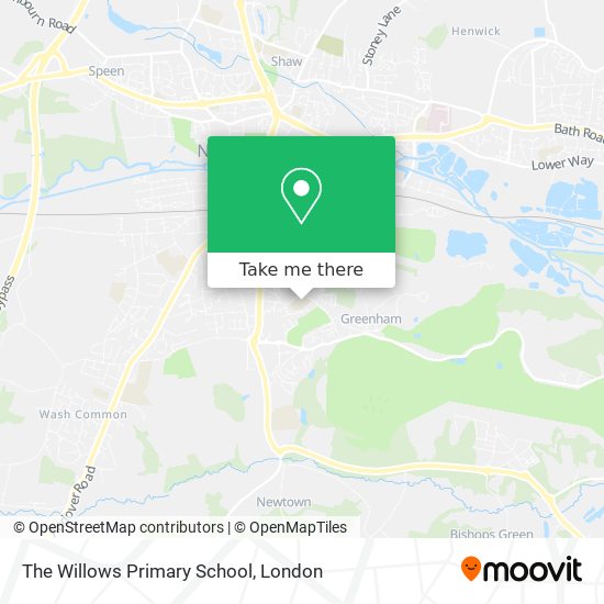 The Willows Primary School map