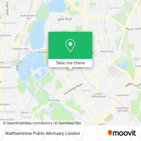 Walthamstow Public Mortuary map