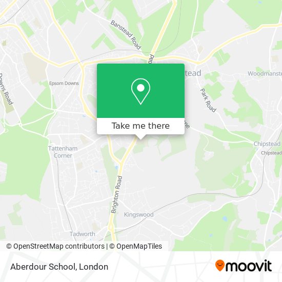 Aberdour School map