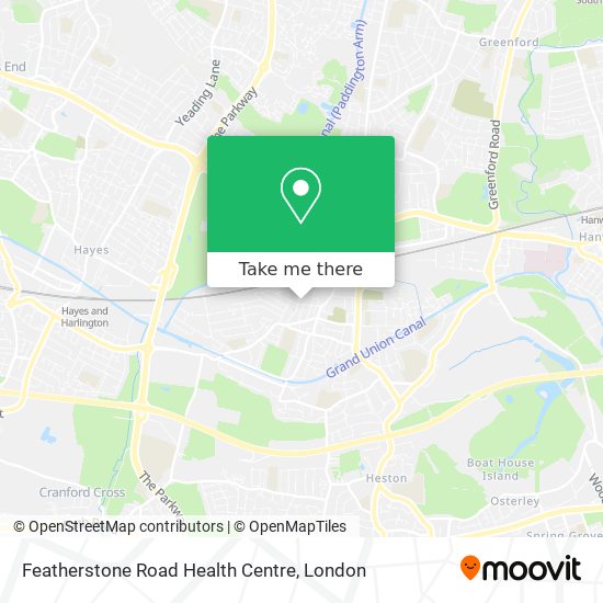 Featherstone Road Health Centre map