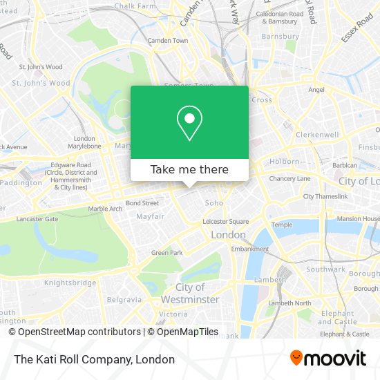 The Kati Roll Company map