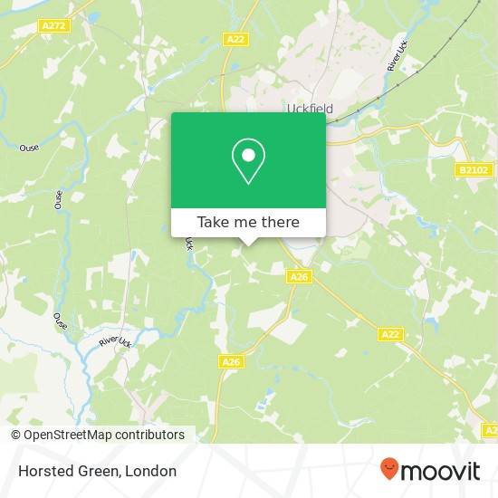 Horsted Green map