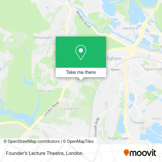 Founder's Lecture Theatre map