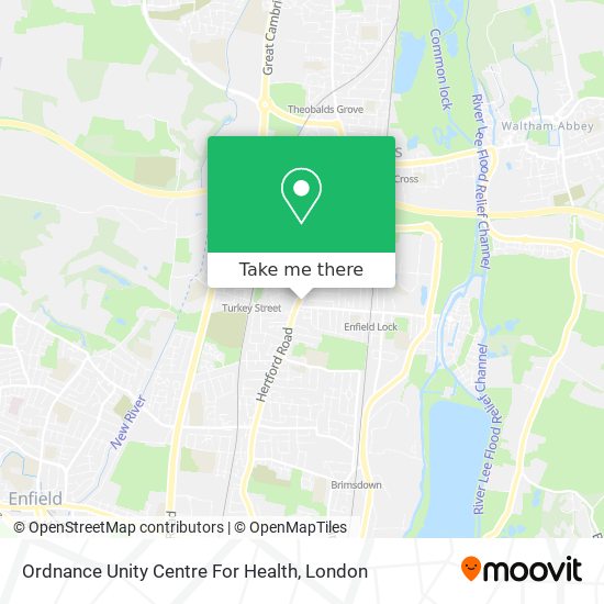 Ordnance Unity Centre For Health map