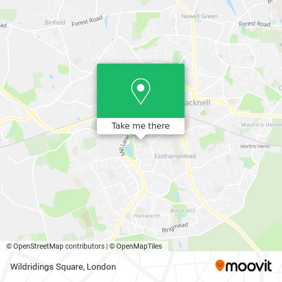 Wildridings Square map