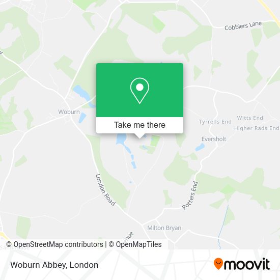Woburn Abbey map