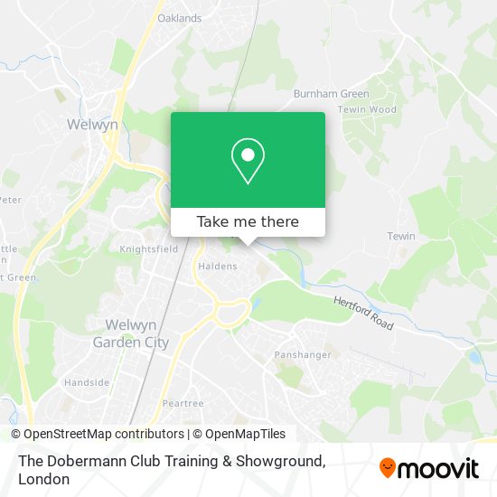 The Dobermann Club Training & Showground map