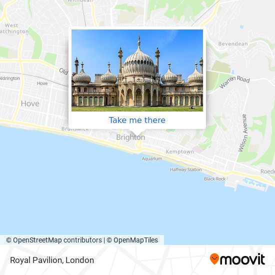 Royal Pavilion map