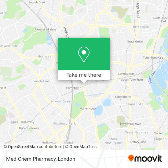 Med-Chem Pharmacy map
